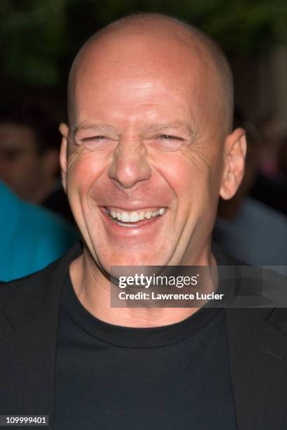 Bruce Willis during Over The Hedge New York Screening - Arrivals at Clearview Chelsea West in New York City, New York, United States.