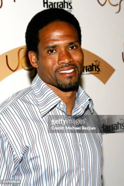 Keenan McCardell during American Century Golf Championship Party at Harrah's Casino and Vex Night Club - July 16, 2006 at Harrah's Casino and Vex...