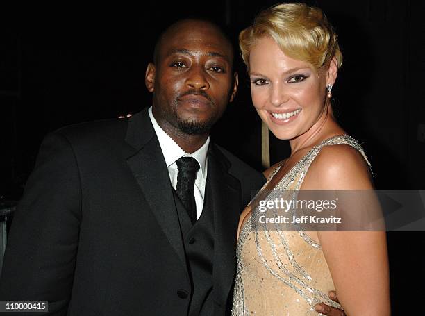 Omar Epps and Katherine Heigl, presenters Outstanding Supporting Actor In A Comedy Series