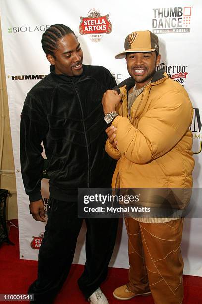Mark Brown, writer and director of The Salon, and Dondre Whitfield