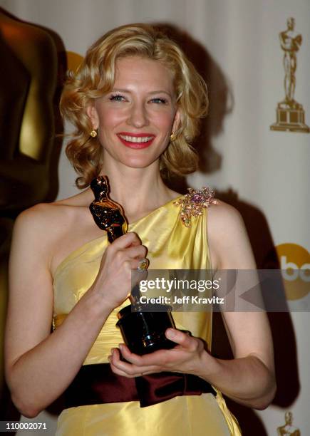 Cate Blanchett, winner Best Actress in a Supporting Role for The Aviator