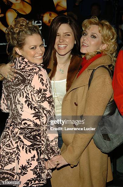 Bethany Joy Lenz, Sophia Bush and Hilarie Burton during The Cast of One Tree Hill Signs Their DVD and Soundtrack CD at F.Y.E. In New York City at...