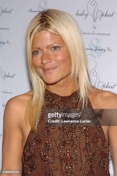 Lizzie Grubman during Olympus Fashion Week Fall 2005 - Baby Phat - Arrivals at Skylight Studio in New York City, New York, United States.