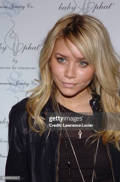 Ashley Olsen during Olympus Fashion Week Fall 2005 - Baby Phat - Arrivals at Skylight Studio in New York City, New York, United States.