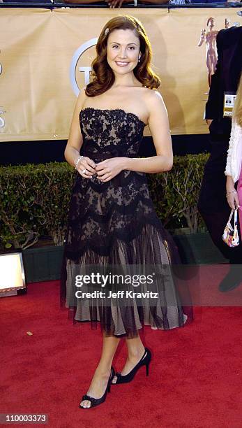 Reiko Aylesworth during 2005 Screen Actors Guild Awards - Arrivals at The Shrine in Los Angeles, California, United States.