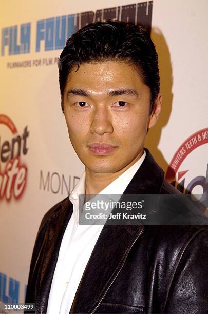 Rick Yune during Trident White Presents Black and White Party Hosted by McG and Stephanie Savage Benefitting Martin Scorsese's Film Foundation -...