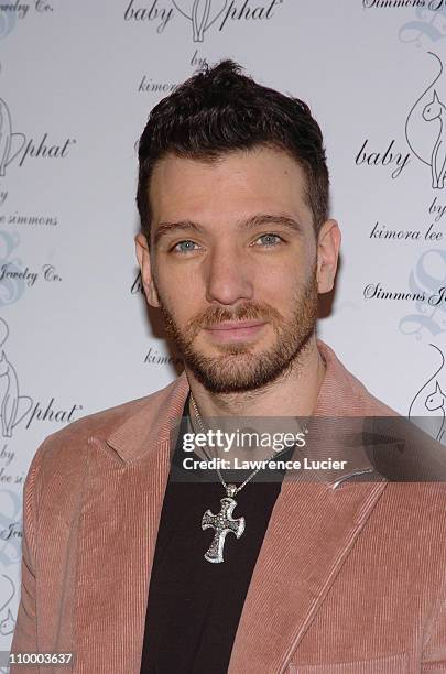 Chasez during Olympus Fashion Week Fall 2005 - Baby Phat - Arrivals at Skylight Studio in New York City, New York, United States.