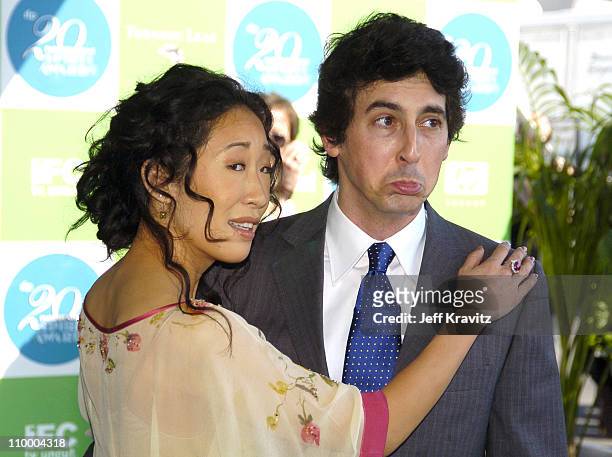 Alexander Payne, nominee Best Director and Best Screenplay for Sideways and wife Sandra Oh
