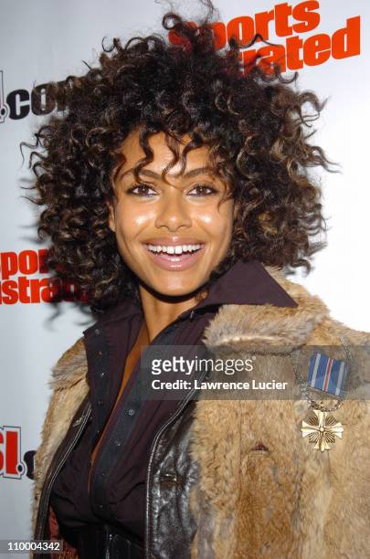 Shakara Ledard during Sports Illustrated 2005 Swimsuit Issue - Press Conference at AER Lounge in New York City, New York, United States.