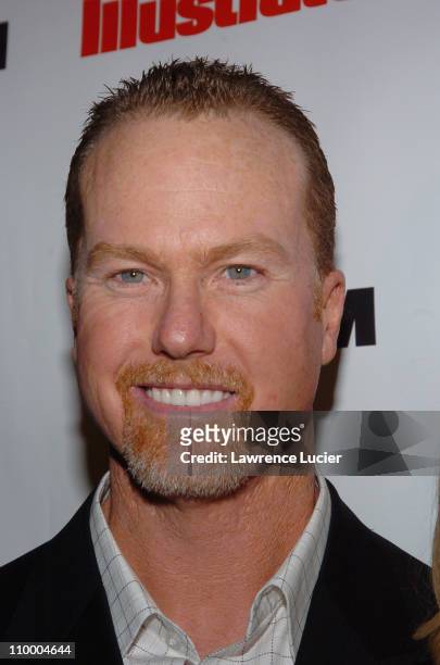 Mark McGwire during Sports Illustrated 2005 Swimsuit Issue - Press Conference at AER Lounge in New York City, New York, United States.