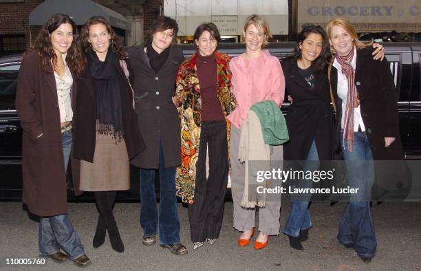 Rachel Shelley, Erin Daniels, Katherine Moennig, Executive Producer Ilene Chaiken, Leisha Hailey, Sarah Shahi and Laurel Holloman