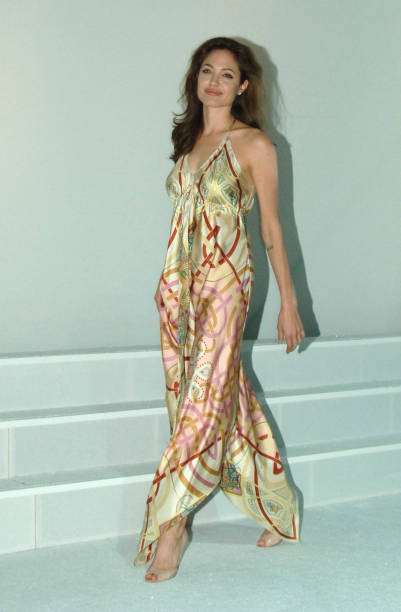 Angelina Jolie during ShoWest 2005 - 20th Century Fox Luncheon at Paris Hotel in Las Vegas, Nevada, United States.