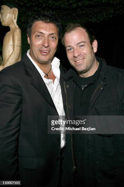 Giuseppe Tuosto and Andrew Belchek during Grand Opening of Empress Restaurant in Los Angeles at Empress Restaurant in West Hollywood, California,...