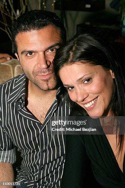 Jerry Salem and Vevrama Kraljevic during Grand Opening of Empress Restaurant in Los Angeles at Empress Restaurant in West Hollywood, California,...