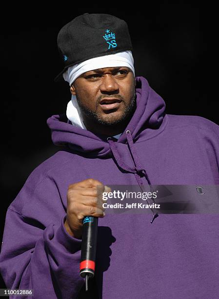 Recording artist Ghostface Killah performs during the Vegoose Music Festival 2007 at Sam Boyd Stadium on October 28, 2007 in Las Vegas, Nevada.