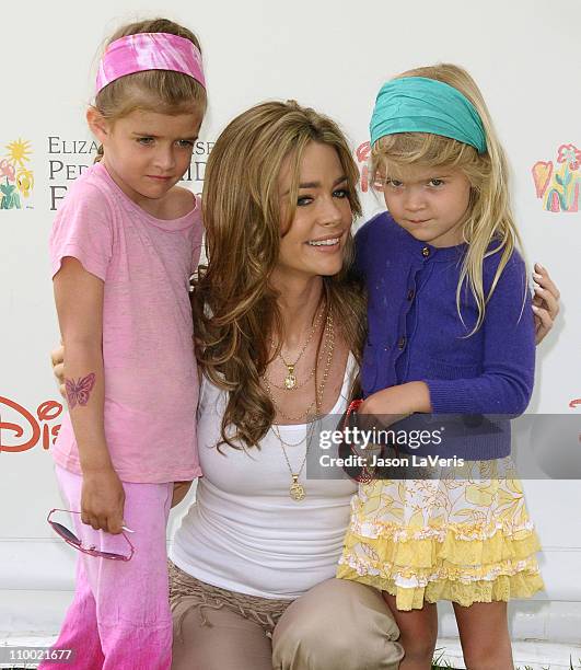 Actress Denise Richards and daughters Sam Sheen and Lola Sheen attend the 21st annual "A Time For Heroes" celebrity picnic benefit at Wadsworth...