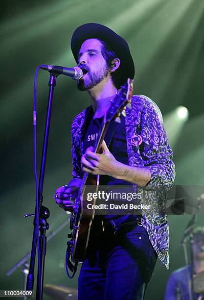 Musician Devendra Banhart performs at The Cosmopolitan of Las Vegas on March 12, 2011 in Las Vegas, Nevada.