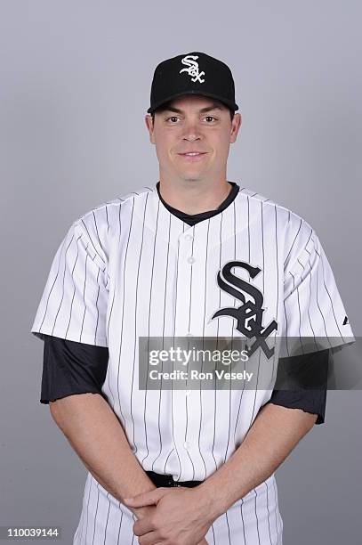 Dallas McPherson of the Chicago White Sox poses during Photo Day on Saturday, February 26, 2011 at Camelback Ranch in Glendale, Arizona.