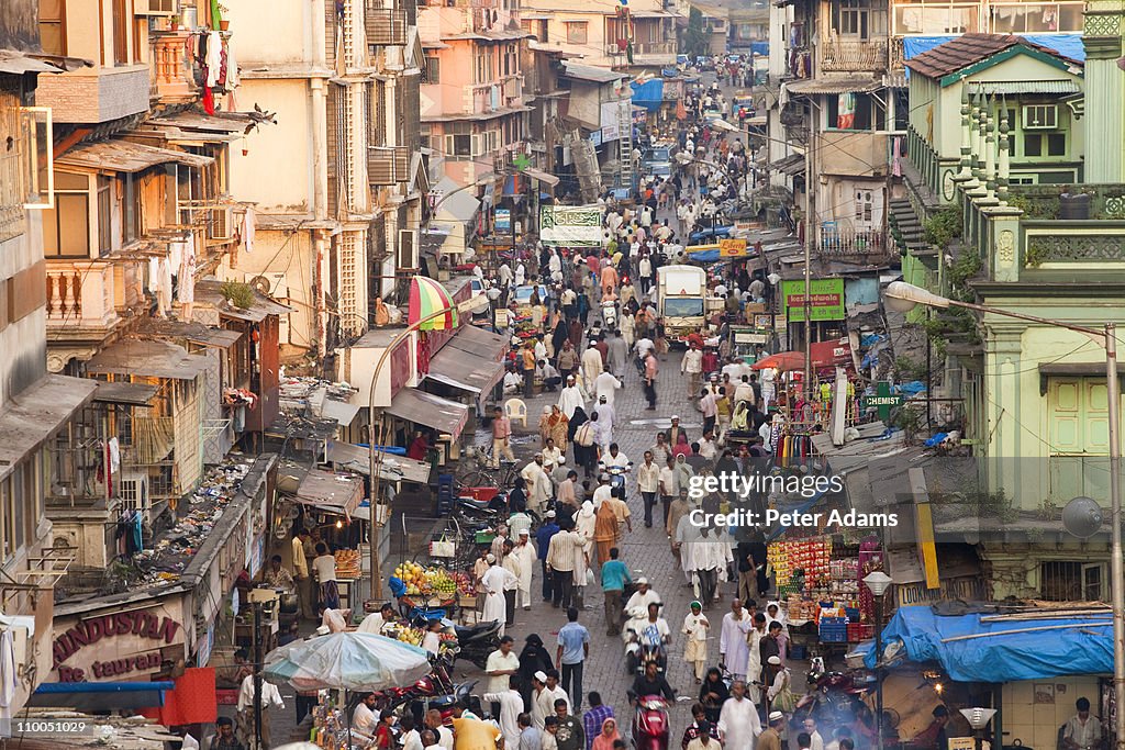 Central bazaar district, Mumbai, India