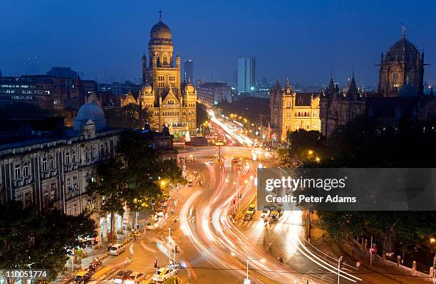 victoria or chhatrapati shivaji terminus, mumbai - mumbai stock pictures, royalty-free photos & images