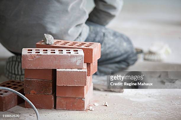 construction - baksteen stockfoto's en -beelden