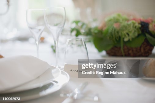 Dinner table set Dinner table set