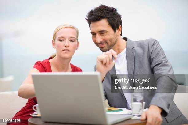 Two People In Front Of Computer Photos and Premium High Res Pictures ...