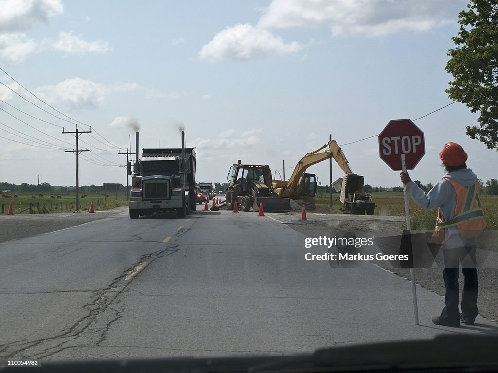 Road construction