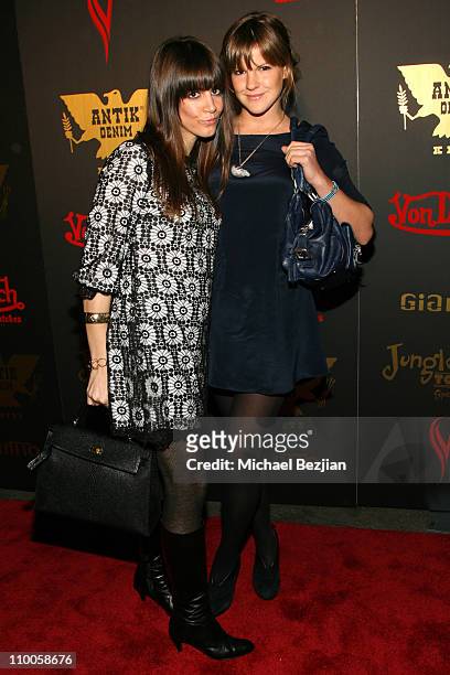 Tara Mercurio and Kate Sumner during Tricia Helfer of Battlestar Galcatica Party to Celebrate the Release of the February Issue of Playboy at Les...