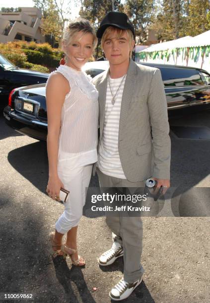 Katie Cassidy and Jesse McCartney during Nickelodeon's 20th Annual Kids' Choice Awards - Orange Carpet at Pauley Pavilion - UCLA in Westwood,...