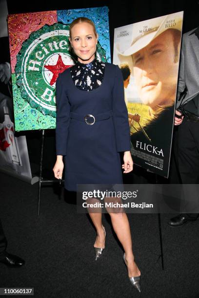 Maria Bello during Heineken hosts 12th Annual Critics' Choice Awards - Cocktail Party at Santa Monica Civic Auditorium in Santa Monica, California,...