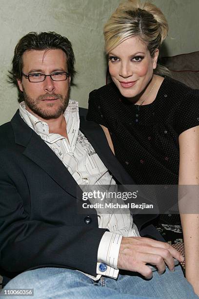 Tori Spelling and Dean McDermott during Silver Spoon Holiday Party at Dolce - December 18, 2006 at Dolce in West Hollywood, California, United States.