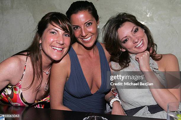 Carly Mecray, Melissa Lemer and Taryn Owens during Silver Spoon Holiday Party at Dolce - December 18, 2006 at Dolce in West Hollywood, California,...