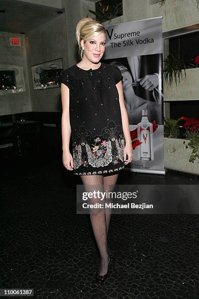 Tori Spelling during Silver Spoon Holiday Party at Dolce - December 18, 2006 at Dolce in West Hollywood, California, United States.