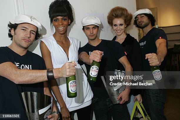 Peroni during Mercedes-Benz Fall 2007 L.A. Fashion Week at Smashbox Studios - Literature Noir at Smashbox Studios in Culver City, California, United...