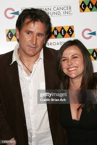 Anthony LaPaglia and Gia Carides during 5th Annual Standup for Madeline Khan and OCRF To Benefit The Ovarian Cancer Research Fund at Caroline's on...