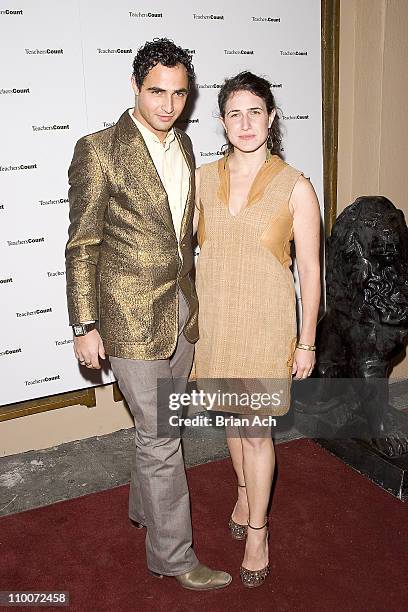 Zac Posen and Alexandra Posen during TeachersCount 3rd Annual Spring Fling Hosted by Zac & Alexandra Posen at The Plumm in New York, New York, United...