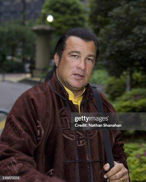 Steven Seagal during Steven Seagal in Benefit Concert for Global Nuclear Disarmament at Hibiya Kokaido - May 16, 2006 at Hibiya Kokaido in Tokyo,...