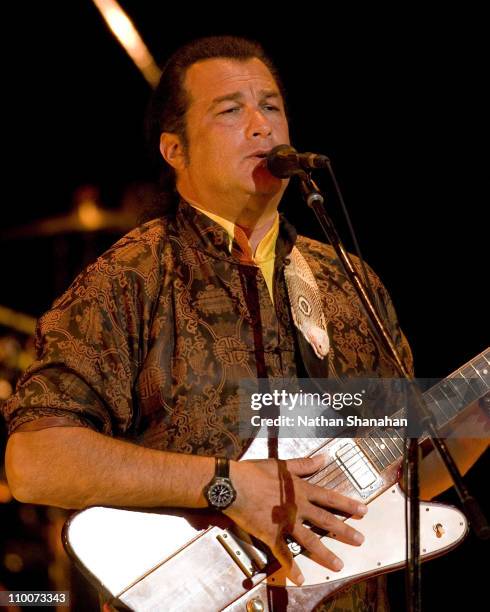 Steven Seagal during Steven Seagal in Benefit Concert for Global Nuclear Disarmament at Hibiya Kokaido - May 16, 2006 at Hibiya Kokaido in Tokyo,...