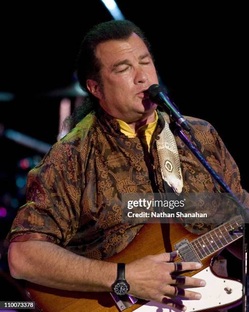 Steven Seagal during Steven Seagal in Benefit Concert for Global Nuclear Disarmament at Hibiya Kokaido - May 16, 2006 at Hibiya Kokaido in Tokyo,...