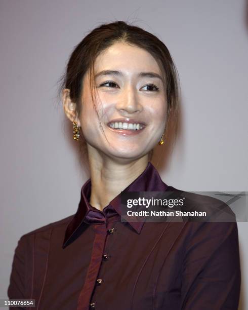 Koyuki during 18th Tokyo International Film Festival - "Always - Sunset on Third Street" Stage Greeting at Toho Virgin Cinema in Tokyo, Japan.