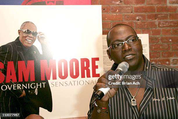 Randy Jackson during Sam Moore Overnight Sensational Listening Party - July 18, 2006 at Pre:Post in New York City, New York, United States.