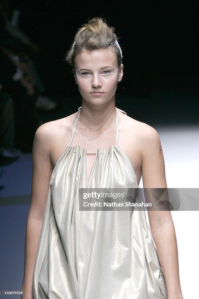 Model wearing Lu Lu CHEUNG Spring/Summer 2006 during Tokyo Fashion ...