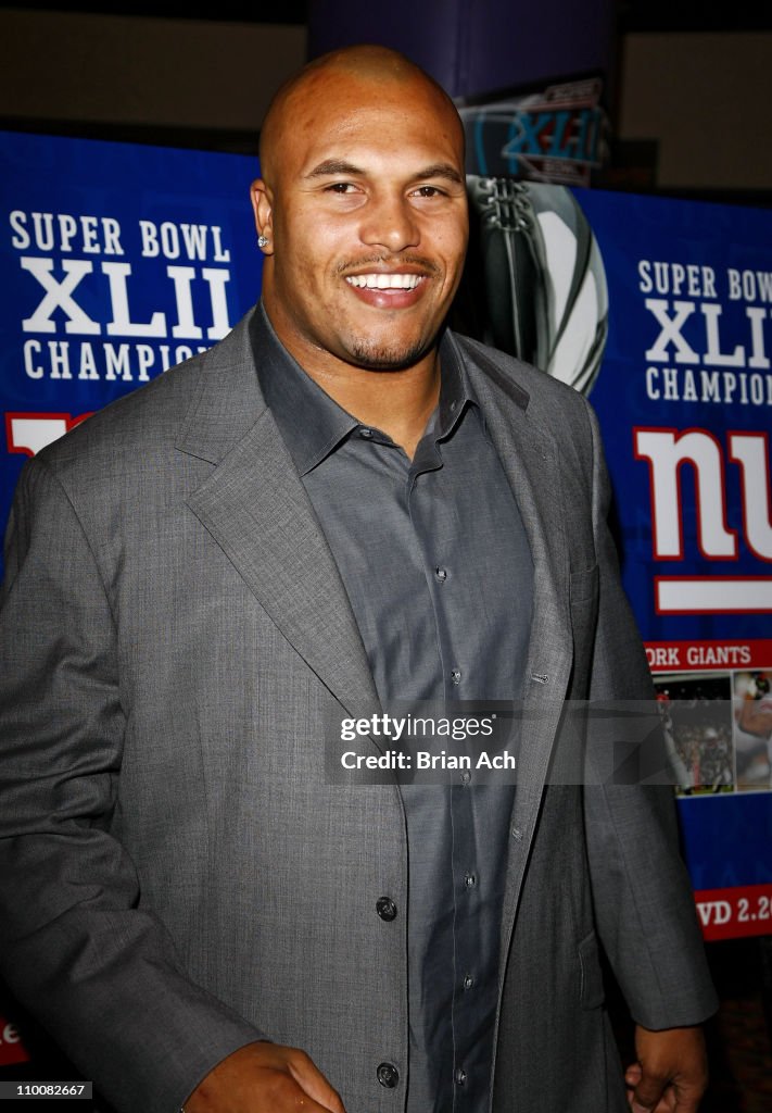 NFL Super Bowl XLII Champions DVD Premiere Screening