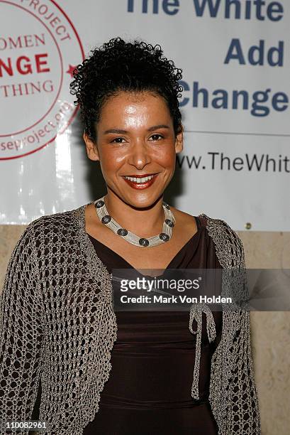 Honoree journalist Mariane Pearl pose at The White House Project's 2008 Epic Awards on April 18, 2008 in New York City.