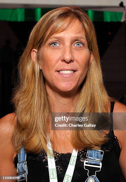 Executive producer of the 2008 ESPY Awards Maura Mandt poses at the Nokia theater on July 15, 2008 in Los Angeles, California. The ESPY Awards will...