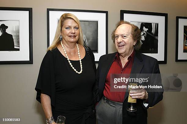 Carol Farley and Warner Classics Conductor Jose Serebrier attend the New York Chapter of NARAS Open House Reception at New York Chapter Office on...