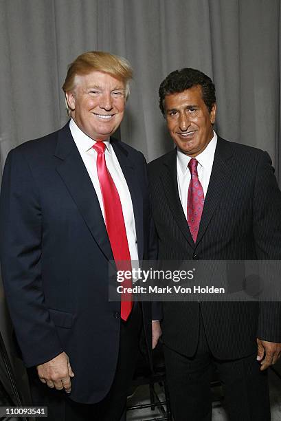 Donald Trump and Tevfik Arif at the Trump Soho Launch on September 19, 2007 in New York City.