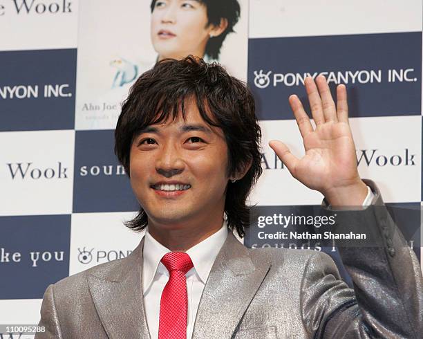 Ahn Jae Wook during "Sounds Like You" Tokyo Press Conference with Ahn Jae Wook to Promote His New Album at NHK Hall in Tokyo, Japan.