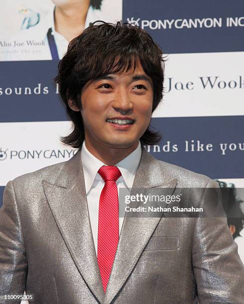 Ahn Jae Wook during "Sounds Like You" Tokyo Press Conference with Ahn Jae Wook to Promote His New Album at NHK Hall in Tokyo, Japan.